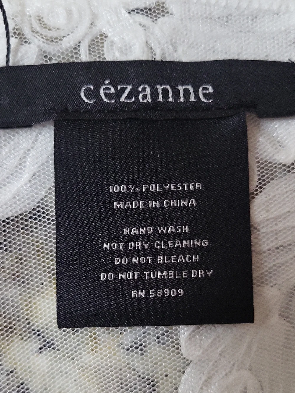 Cezanne White Embroided Scarf Evening Wrap
